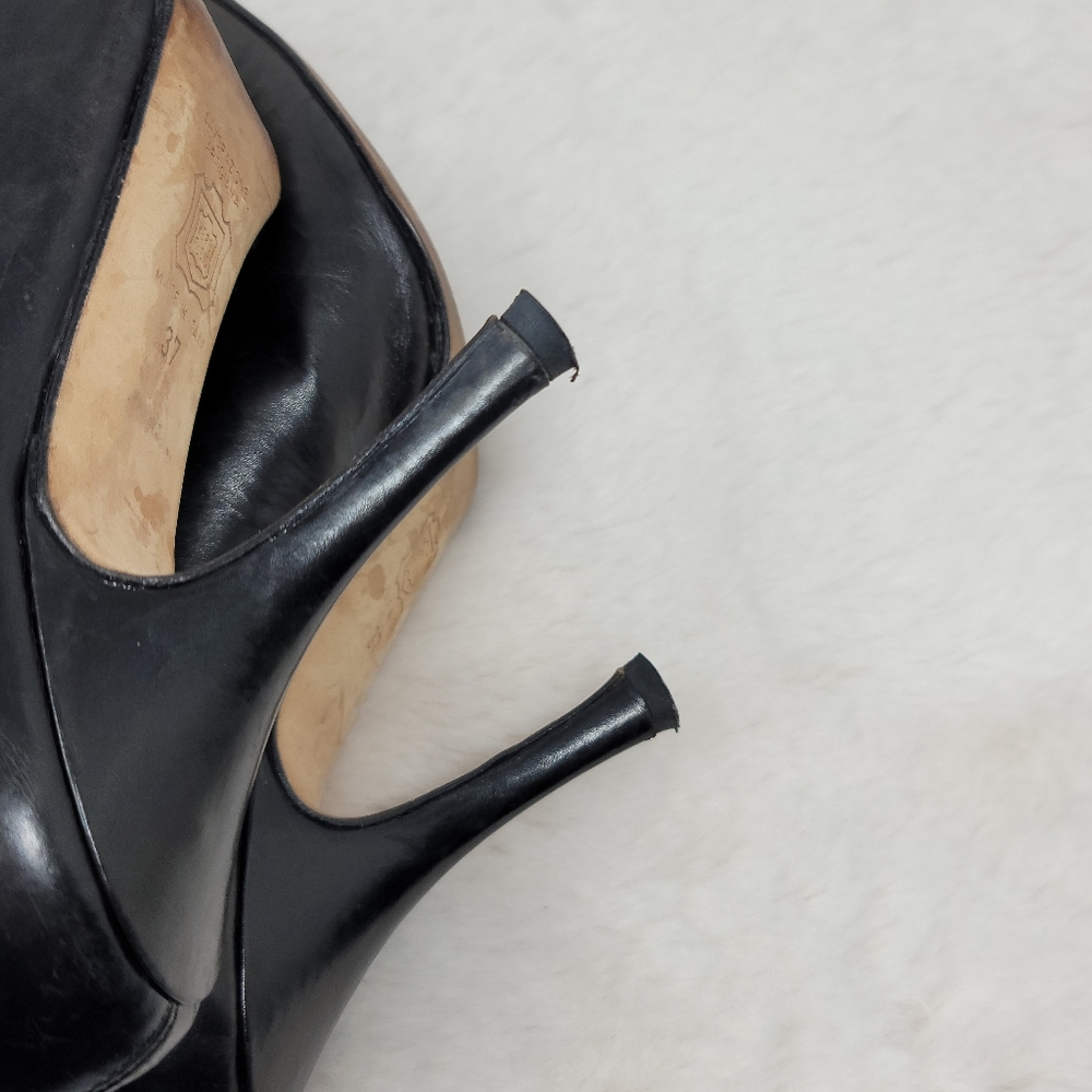 ✖ VTG Manolo Blahnik Stiletto Boots Euro 37/US 7 - Picture 5 of 7